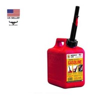 Midwest Can 1-Gallon Fuel Container w/ Quick-Flow Spout 9.25"H x 7.5"W x 5.0"D