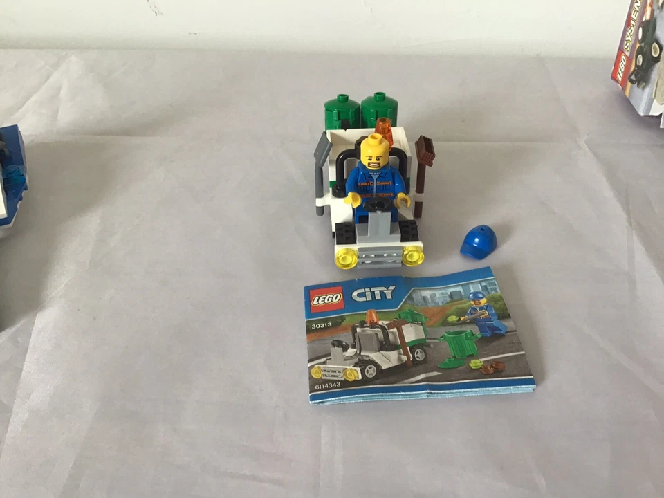 Set Of 5 Mini Lego Technic System Classic Town Race 3056 3054 30229 30227 30313, photo 3 of 5