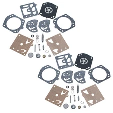 2X Carburetor Rebuild Repair Kit For Husqvarna 257 250R Chainsaw Walbro K20-HAD 