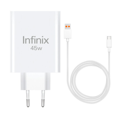 Original Infinix Zero Schnellladegerät 45W Adapter Usb C Ladekabel
