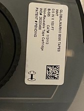 BRADY GLOBALMARK 113113 WHITE B-595 0.5 IN X 100 FT TAPE CARTRIDGE