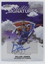 2025 Chrome SKY-Write Signatures Purple Refractor 51/75 Dillon Jones Auto 05jo