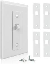 4 Pack Light Switch Cover Guard, Metal Light Switch Lock Switch Blocker, Child