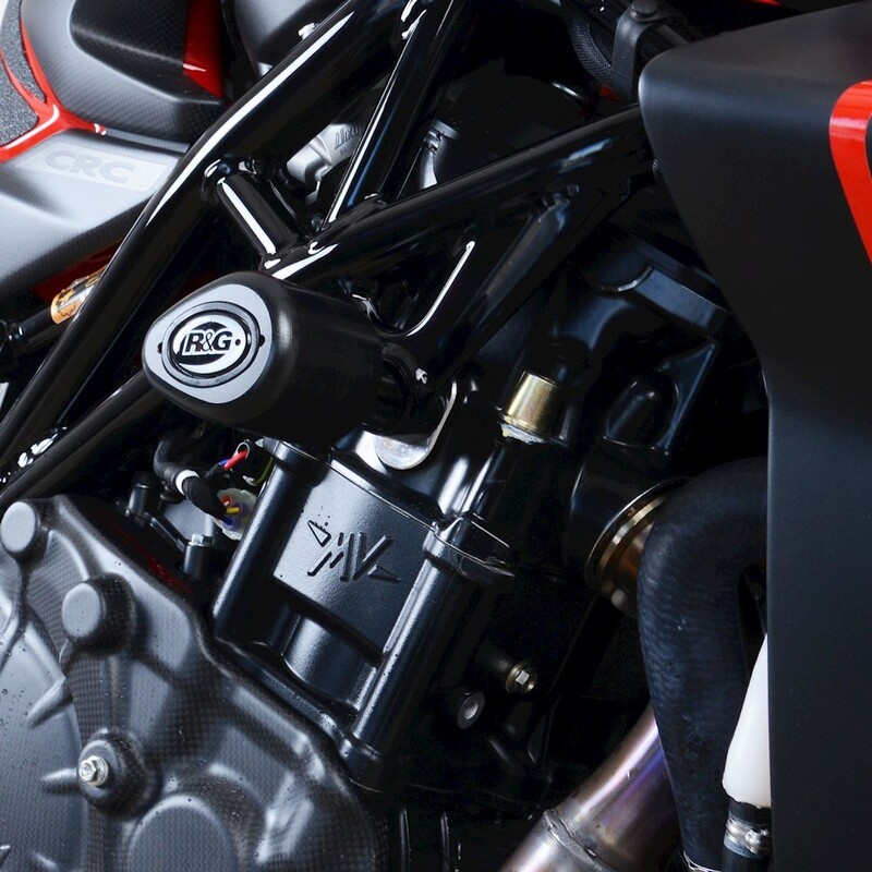 Protection de cadre R&G Aero pour MV Agusta Brutale 1000 RR anti-chute noir