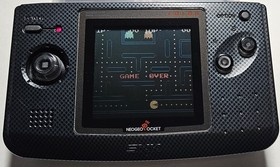 1999 Neo Geo Pocket Color Anthracite Lot With 9 Games and Accessories