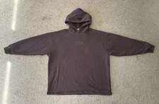 ESSENTIALS FOG Men’s Logo Brown Hoodie Pullover Lrg