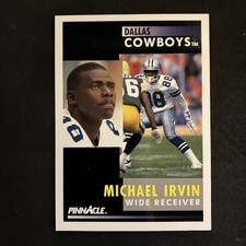 Michael Irvin 1991 Pinnacle #199 Dallas Cowboys NFL