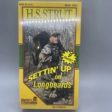 H.S. Strut - Settin' Up On Longbeards VHS 9 turkey hunts hunting Tom Stuckey NEW