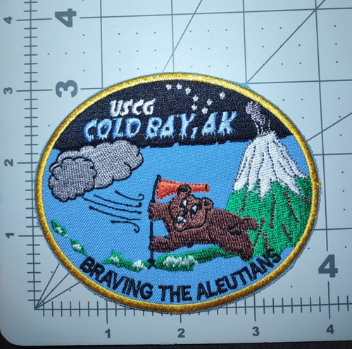 U.S. COAST GUARD Cold Bay Alaska Patch Aleutians Bering Sea Air station Kodiak