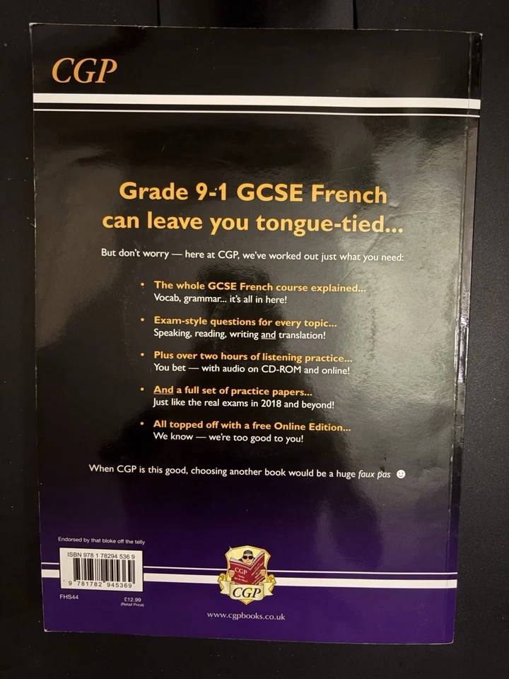 GCSE French CGP Revision and Practice *WITH* CD - Image 3 of 3