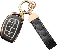 Key Fob Cover Keychain Fit for Elantra Tucson Sonata Elantra GT Ioniq 4 Butt