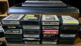 Atari 7800 Pro System Console Bundle 24 Games And 2 Controles And Extras 