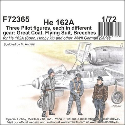 He 162-Three Pilot figures / 1:72 - CMK F72365