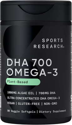   Vegan DHA 700Mg - Cognitive Support, Brain Support, Supplement with Omega-3 DH