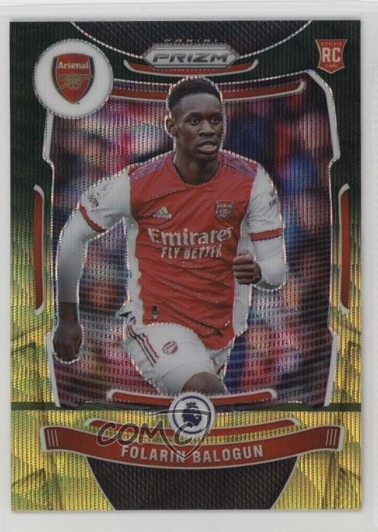 2021-22 Panini Prizm Premier League Multi-Color Prizm Folarin Balogun #208 0e6p