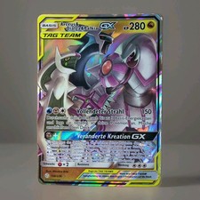Arceus&Dialga&Palkia GX Tag Team Pokemon Karte Deutsch 156/236 Welten im Wandel