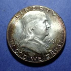 1961 Franklin Half Dollar  BU
