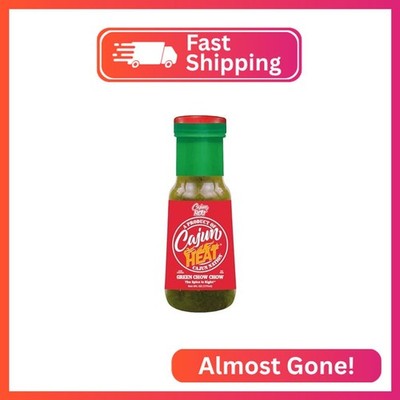 Cajun Nation CAJUN HEAT Green Chow Chow Relish 6oz   Crushed Green Pepper & Onio