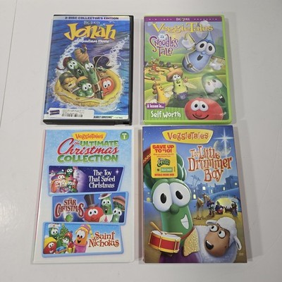 VeggieTales DVD Lot of 6 Movies (Jonah, Snoodle's Tale, Christmas Collection)