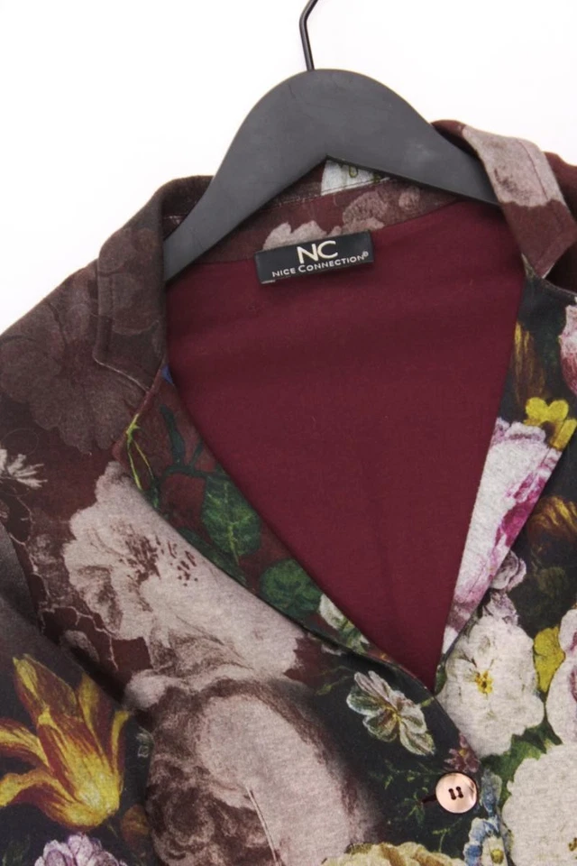 ⭐ Nice Connection Classic Blazer für Damen Gr. 40, M mit Blumenmuster lila ⭐ - Bild 2 von 4