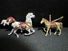 2 Trail of Painted Ponies Ornaments CHRISTMAS CAROUSEL 2012/2004 Cantata