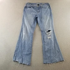 Rewash Jeans Women's Sz 11/30 Low Rise Vintage Reunion Light Wash Normcore Nice