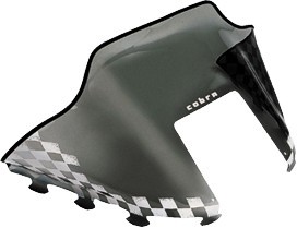 Powermadd 11133 Windshield 14in. Tint/White Checks