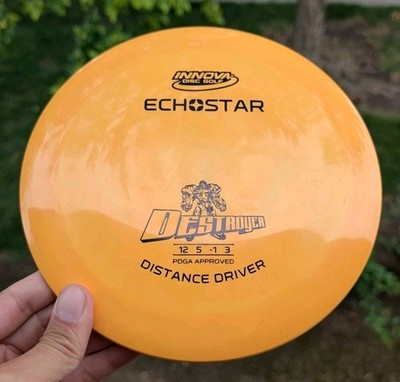 Echostar Destroyer Disc Golf NEW 173-175g Yellow Orange Echo Star