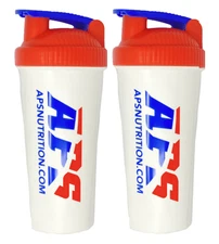 APS Nutrition Protein Powder Mixing Shaker Bottle - 2 Pack