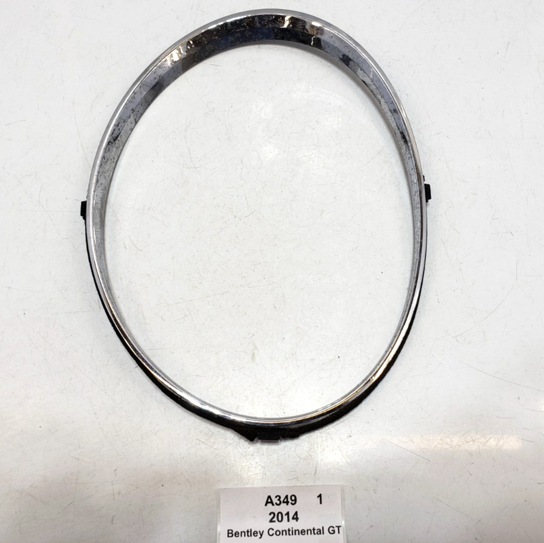 ✅ 12-18 OEM Bentley Continental GT Front Left Driver Inner Headlight Ring Trim