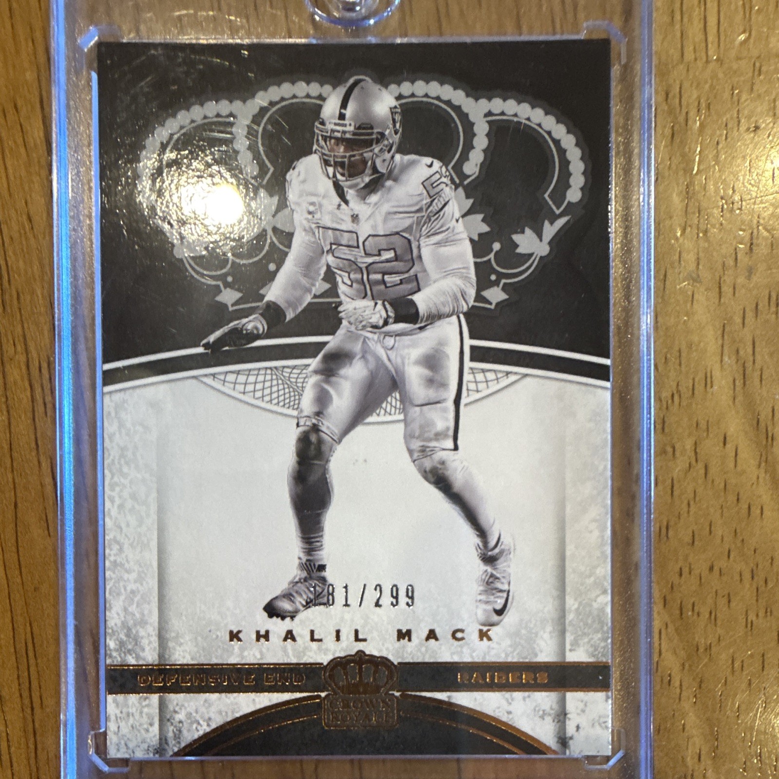 Panini 2017 Preferred Crown Royale Bronze Khalil Mack Raiders #58 /299