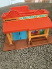 Vintage Little People 1982 - Western Town Playset Sheriff Blacksmith Cowboy