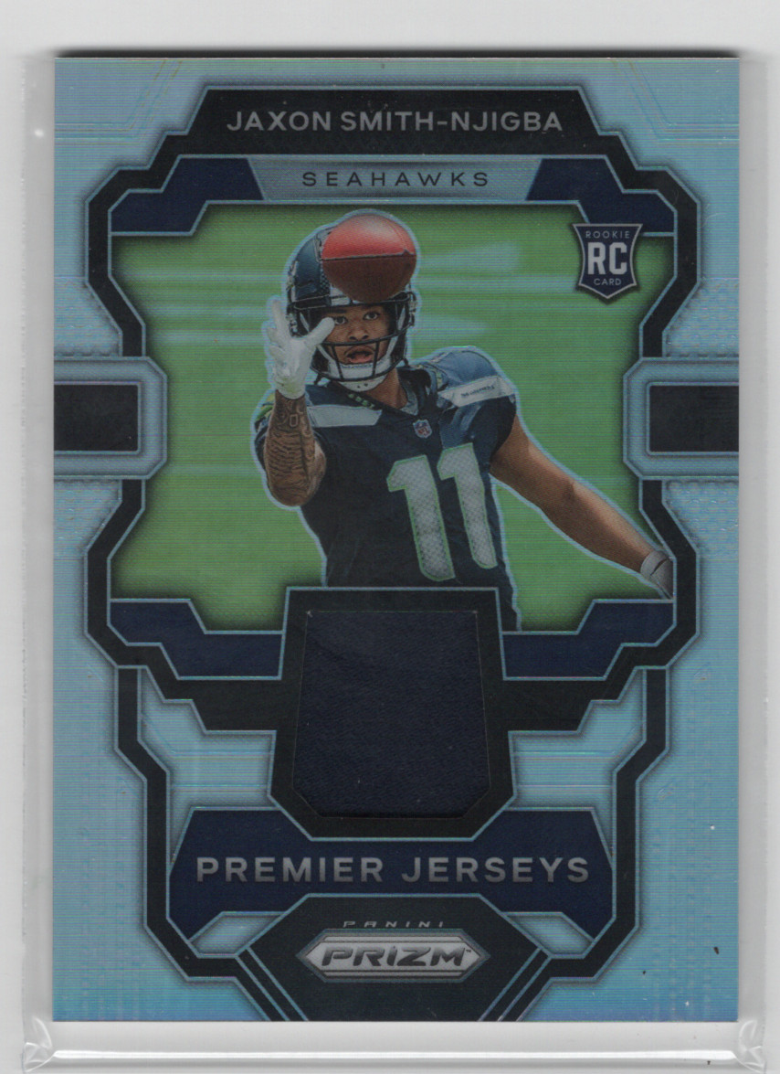 2023 Panini Prizm - Premier Jerseys Jaxon Smith-Njigba #PJ-JS (MEM, RC)