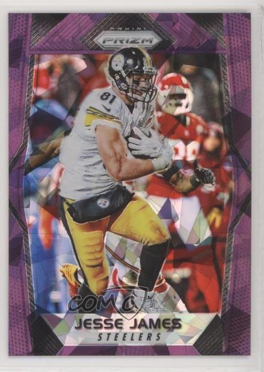2017 Panini Prizm Purple Crystals Prizm 53/75 Jesse James #85 1q9
