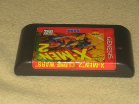 X-Men 2: Clone Wars Complete in Box for Sega Genesis. Authentic. Cleaned/Tested
