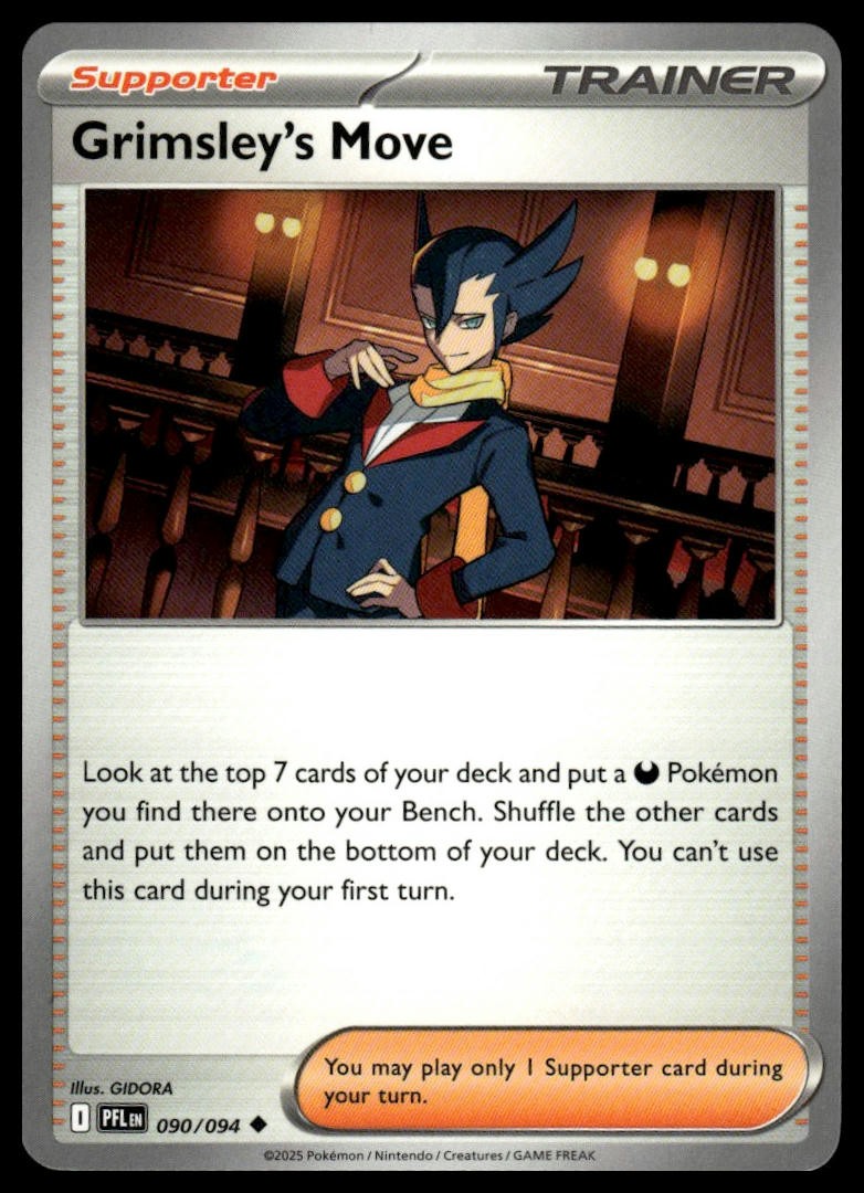 Grimsley's Move ME02: Phantasmal Flames 090/094 Normal NM