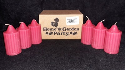 Home & Garden Party ''Passion Flower'' Scent Votive Candles Set 6 New in Package