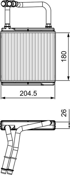 Valeo WäRmetauscher, Innenraumheizung 811526 FüR MERCEDES-BENZ-image