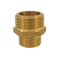 Messing-Doppelnippel 1' X 3/8' Ag