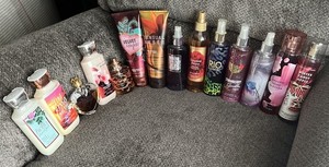 Huge HTF Bath & Body Works, VS, Vera Wang & Jessica Simpson Scent Lot -15 Items!