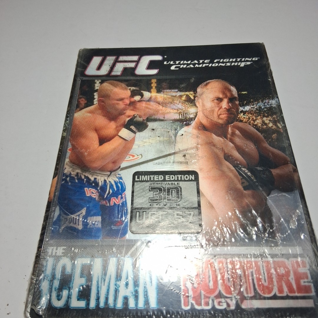 UFC 57 Chuck Liddell vs Couture Trilogy DVD Set 3D Cover Sealed