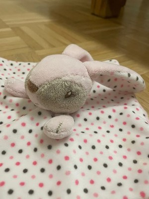 Schmusetuch Stofftuch Kuscheltuch Kik Ergee Hase Punkte Schnuffeltuch #14