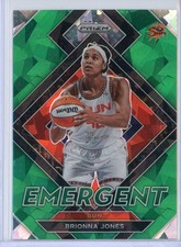 2022 Panini Prizm WNBA Green Ice Emergent 7 Brionna Jones Connecticut Sun