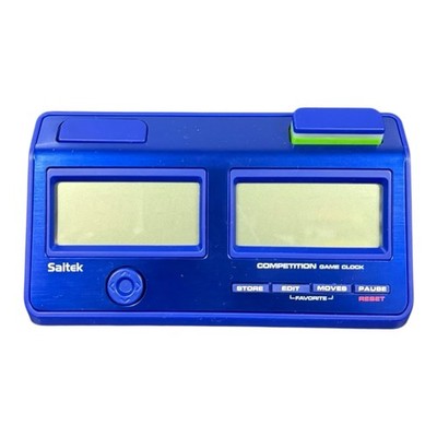Saitek Mephisto Competition Chess Game Clock Professional Timer Blue NEW