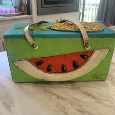 Enid Collins Paper Mache Fruits Box Bag Purse 1966-1968