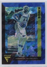 2020-21 Panini Flux Blue Cracked Ice Prizm Maurice Harkless #156 0t2
