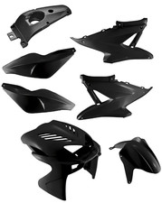 Kit Carene 8 Pezzi Nero Lucido MBK Yamaha Nitro Aerox Naked 50cc 1997-2012