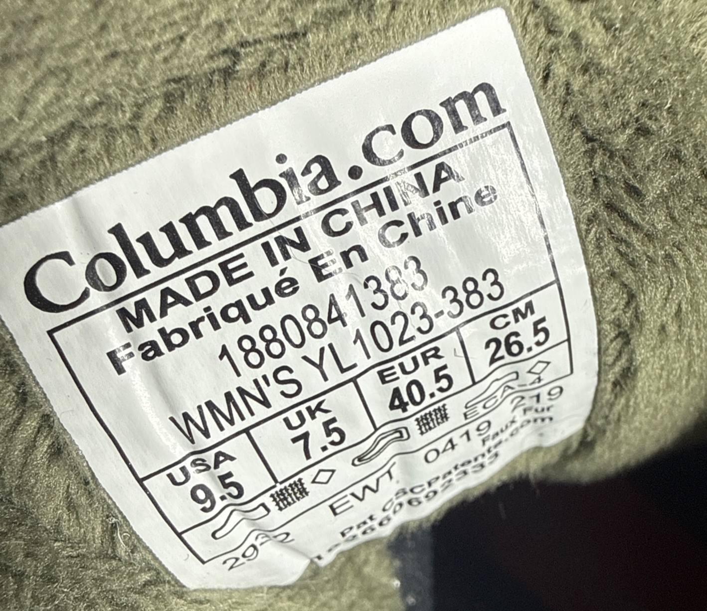 Columbia Womens Waterproof Techlite Winter Boots Size 9.5 Green Snow Boots Warm! thumbnail 8