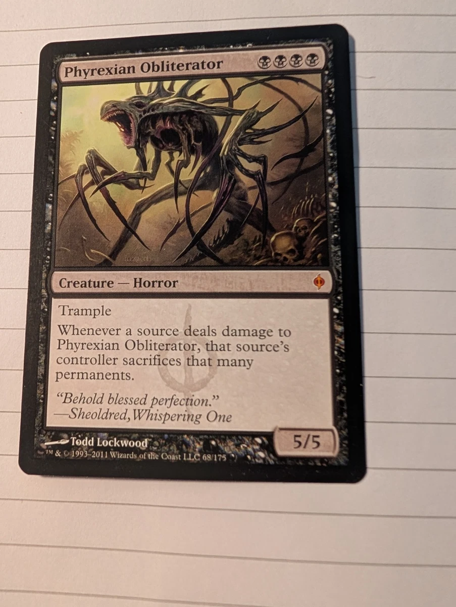 Magic: The Gathering New Phyrexia Black Mythic Individual