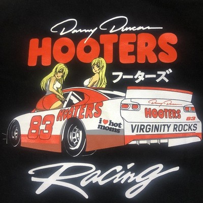Danny Duncan x Hooters Racing Anime Hookups Japan Pullover Hoodie - Medium EUC